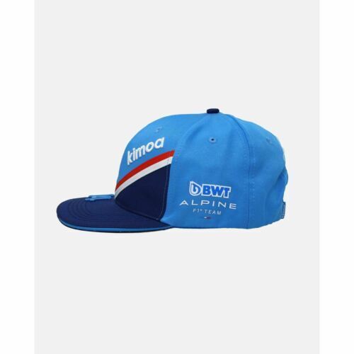 Official Alpine F1 New Era Alonso French Flat Peak Baseball Cap -