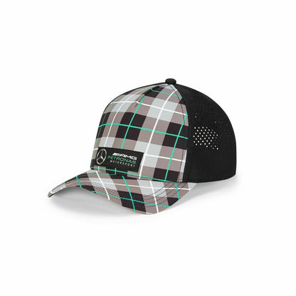 Mercedes Benz AMG Petronas Motorsport Tartan Baseball Cap - 141101027 900