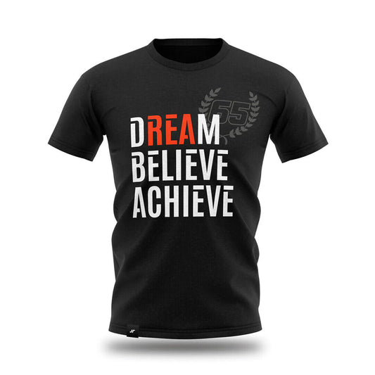 Official Jonathan Rea "Dream Believe Achieve" T-Shirt - Sbk23Rimte002Bks