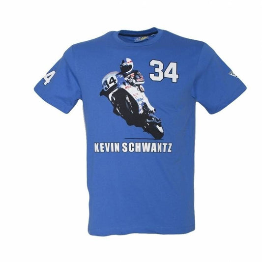Official Kevin Schwantz Blue T-Shirt - Ks Ts 3402 02