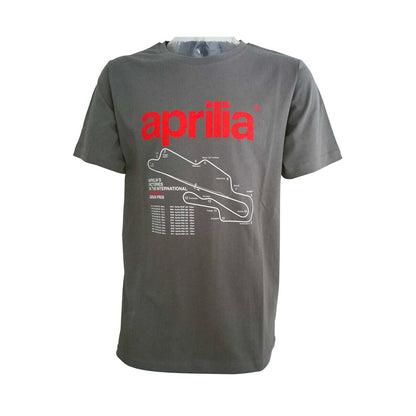 Official Aprilia Mugello Victories Grey T Shirt - A1Tsmc18Vin1Gr