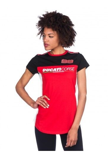 Official Jorge Lorenzo Ducati Corse Woman's T-Shirt - 17 36016