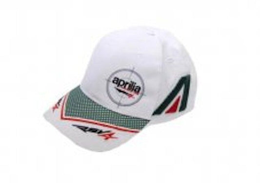 Official Aprilia Kids White Cap