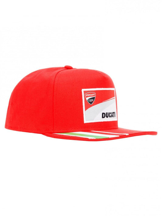 Official Ducati Corse Marlboro Flat Visor Cap - 18 46005