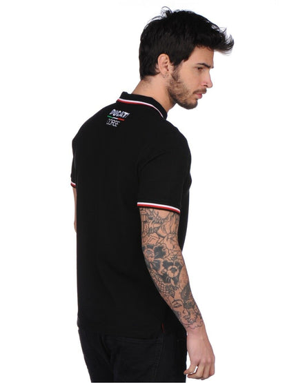 Official Ducati Corse Black Polo Shirt - 17 16002