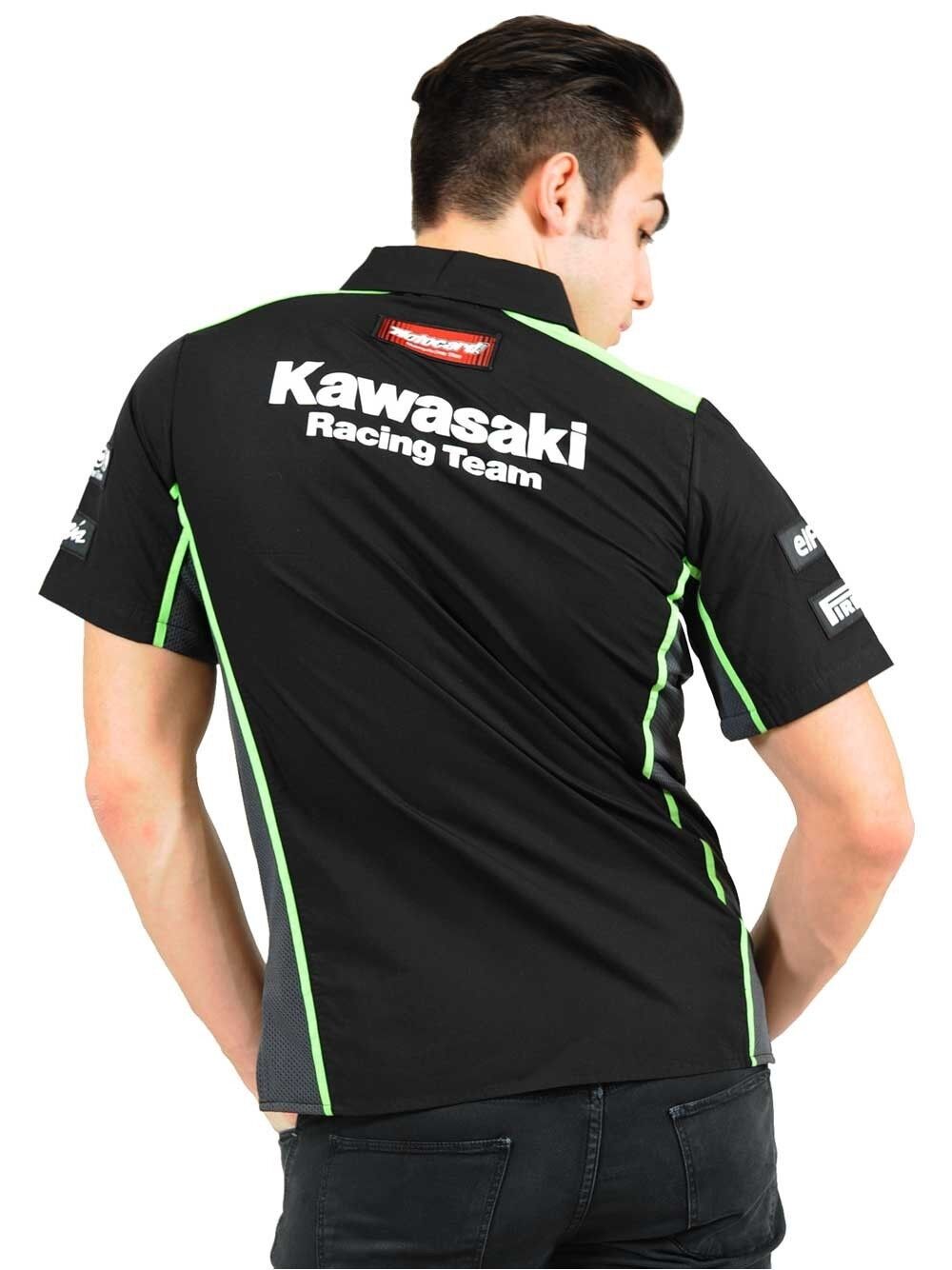 Official Kawasaki Motocard Team Race Shirt - 16 91501