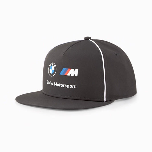 Official BMW Msport Black Flat Peak Baseball Cap - 023745 01