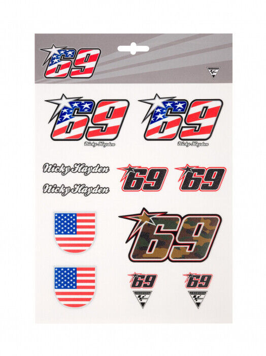 Nicky Hayden Official Sticker Set - 20 54001