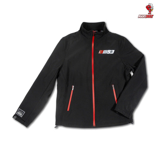 New Official Marc Marquez Black Soft Shell Jacket - Mmmjk 106304