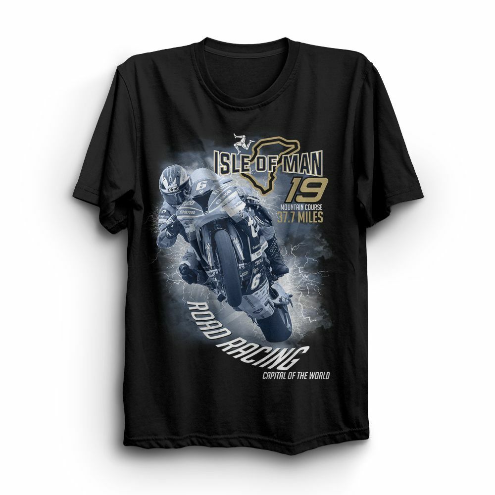 Isle Of Man Road Races 2019 Printed T Shirt - 19Iom-603At