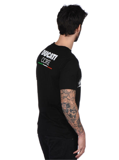 Official Ducati Corse Black Photo T'shirt - 17 36007
