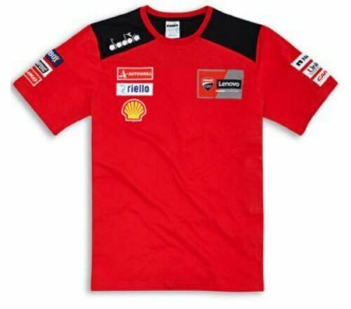 Official Ducati Lenovo Moto Gp Team T Shirt By Diadora - 102.179220