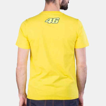 Official Valentino Rossi VR46 Cupolino Yellow T'Shirt - Vrmts 350601