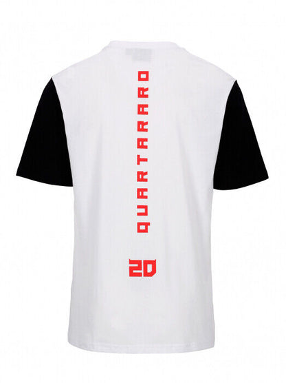 Fabio Quartararo Official Cyber 20 White T Shirt - 22 33805