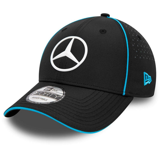 Mercedes Benz New Era Black Replica Team 9Forty Baseball Cap - 60231325