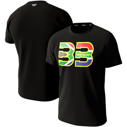 Official Brad Binder 33 Black T Shirt By Ixon 23 - 1041101085