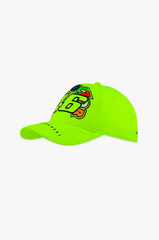 Official Valentino Rossi VR46 Kids Flo Yellow Doctor Cap - Vrkca 431628