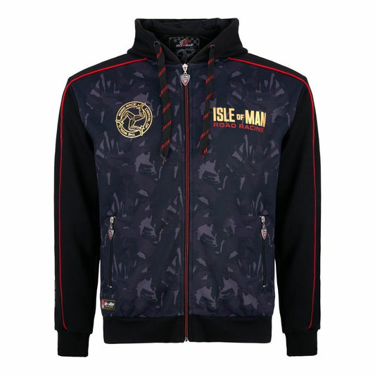 Isle Of Man Road Races Camo Full Zip Hoodie - 19Iom-Ah-Camo