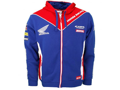 Official Honda Endurance Racing Hoodie Zip Up Sweatshirt - 16Hfl