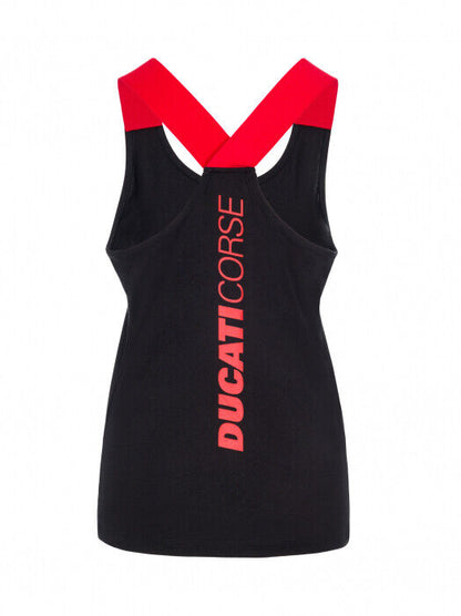 New Official Ducati Corse Womans Tank Top - 20 36016
