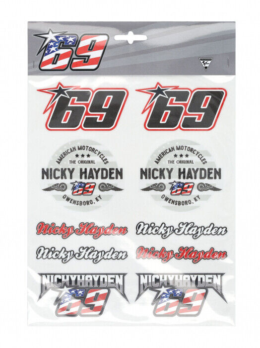 Nicky Hayden Official Sticker Set - 22 54002
