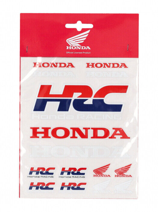 Official HRC (Honda Racing Corp.) Sticker Set - 22 58003