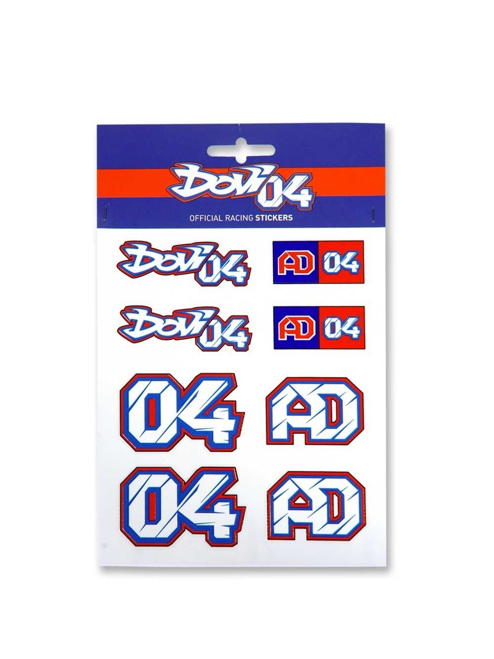 New Official Andrea Dovizioso Sticker Set - 15 52202