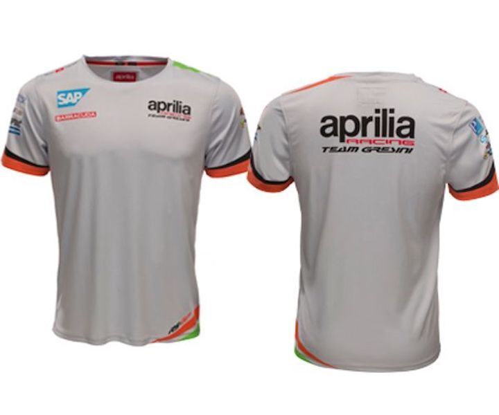 Official Gresini Aprilia MotoGP Team Grey T'Shirt -