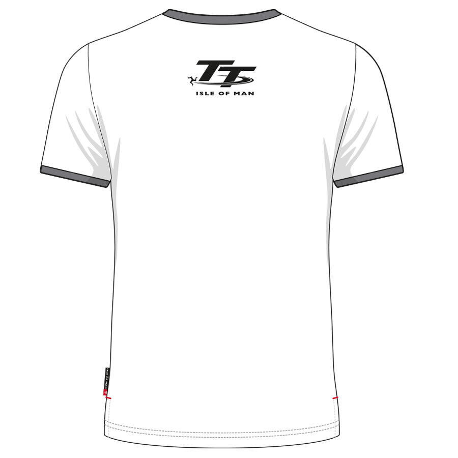 Official Isle Of Man TT Races Custom White Vintage T Shirt - 19Avts4