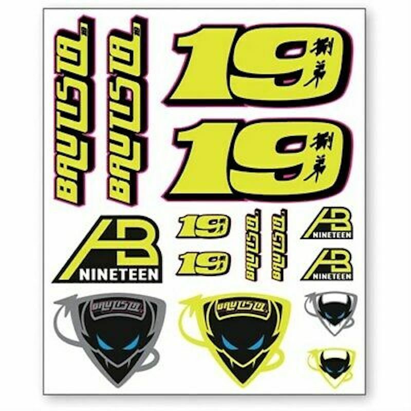 Official Alvaro Bautista Large Sticker Set - Abust 712 03