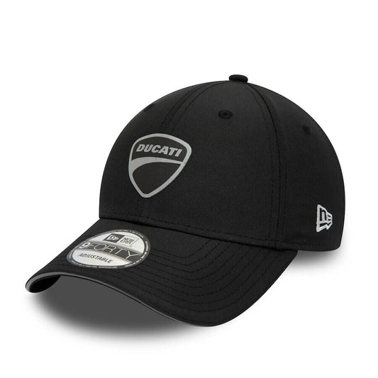 Official Ducati Corse New Era 9Forty Black Reflective Baseball Cap - 60334543