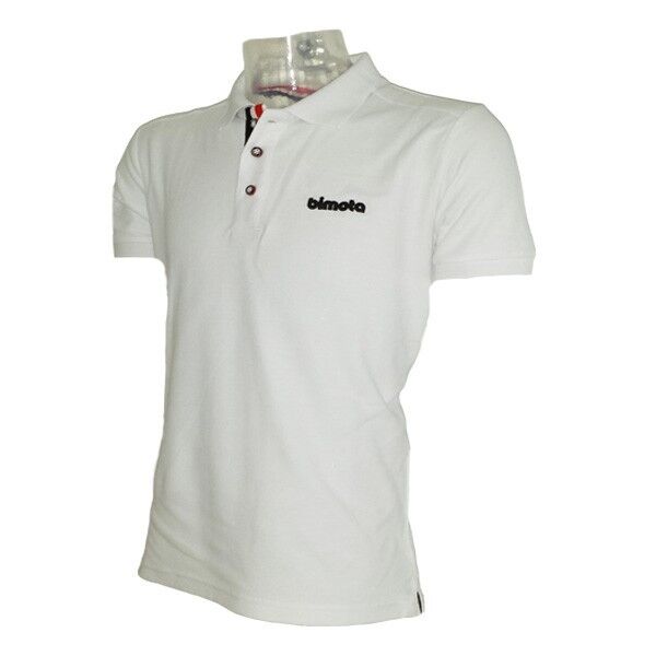 Official Bimota Mans White Polo Shirt - Blpoxxcobu1B1