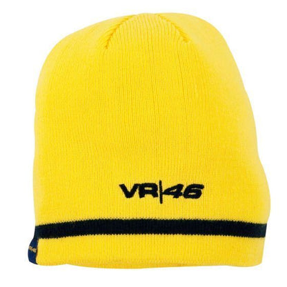 New Official Valentino Rossi VR46 Kids Yellow Beanie - Vrkbe 027 01