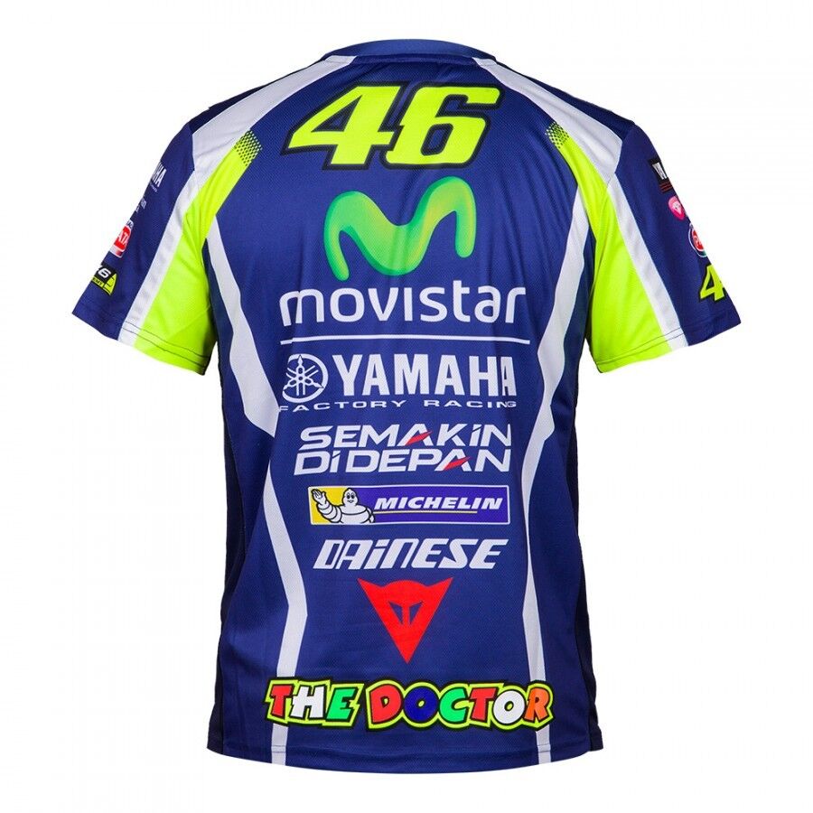 Official Valentino Rossi VR46 Replica Leather's Mans T Shirt - Ydmts 214309