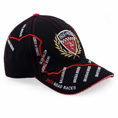 Official Isle Of Man Road Races Kid's Map Cap - 19Iom-Kbbc-Course