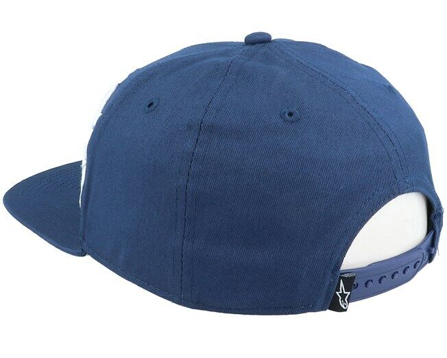 Alpinestar Corp Snap Blue Flat Peak Baseball Cap - 1139 81505