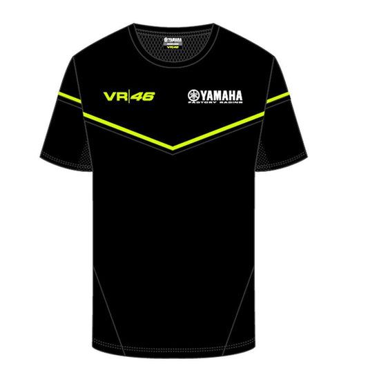 VR46 Official Valentino Rossi Black Yamaha T'shirt - Ykmts 315504