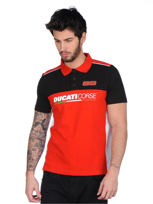 Official Jorge Lorenzo Ducati Corse Polo Shirt - 17 16003