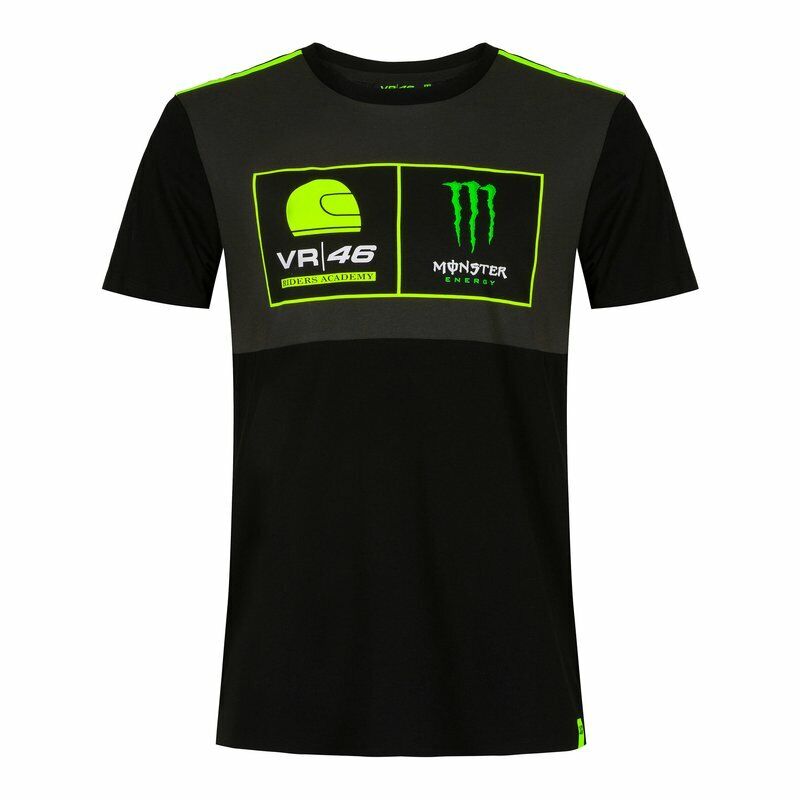 New Official Valentino Rossi Academy Monster Energy T-Shirt - Mrmts 398203