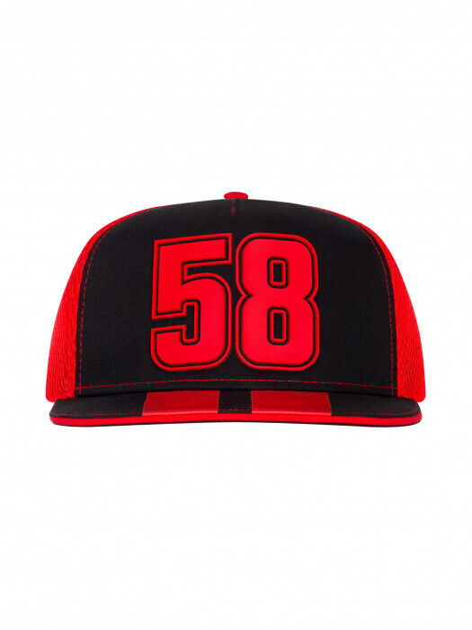 Official Marco Simoncelli Supersic 58 Flat Peak Cap - 19 45005