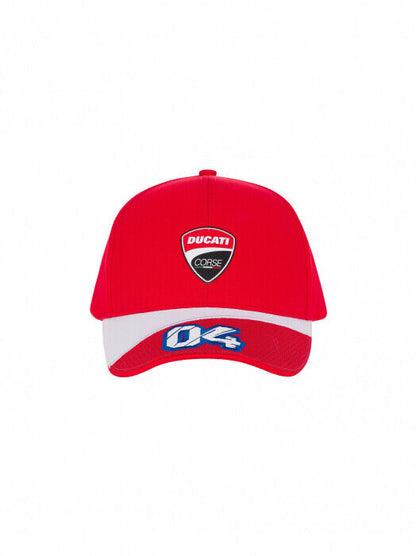 Official Andrea Dovizioso / Ducati Dual 04 Red Baseball Cap - 20 46010
