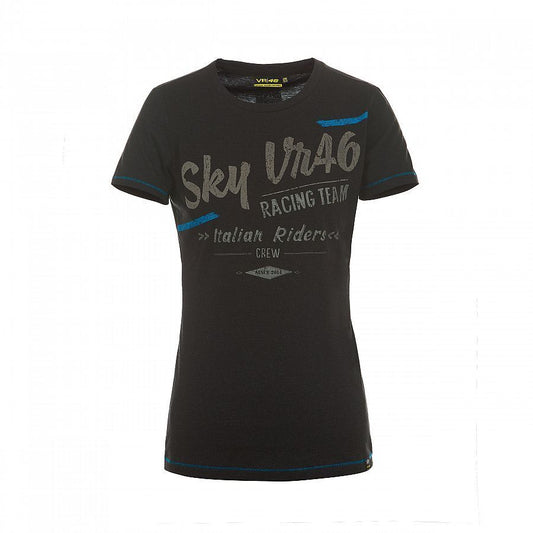 VR46 Official Valentino Rossi Italian Riders Crew Womans T'Shirt Skwts 235522Nf