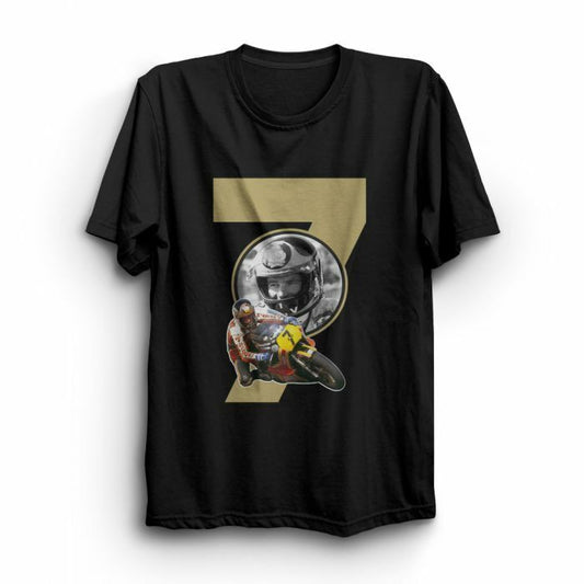 Barry Sheene Gold 7 T Shirt - 19Hl-601