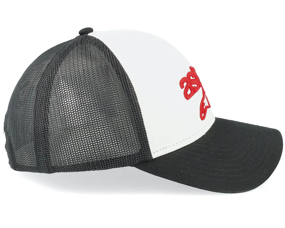 Alpinestars Pedigree White/Black Truckers Baseball Cap -1232 81040