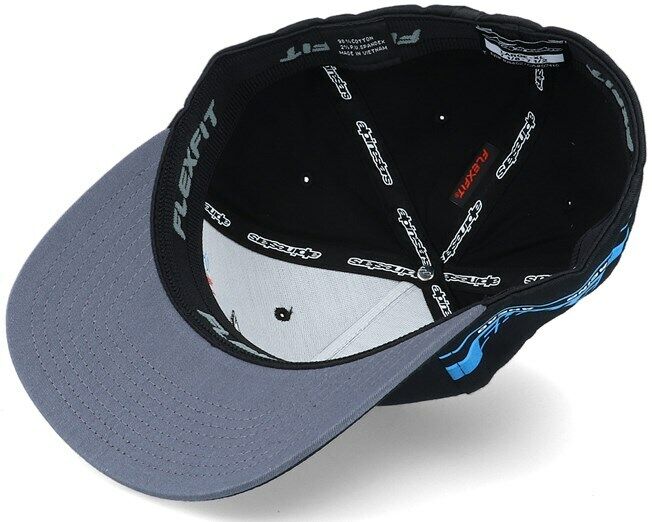 Alpinestar Overtake Race Flexifit Black Baseball Cap - 1230 81014