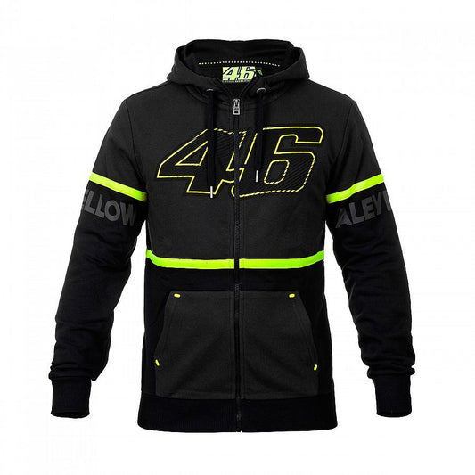 VR46 Official Valentino Rossi Grey Hoodie Sweatshirt - Vrmfl 260620