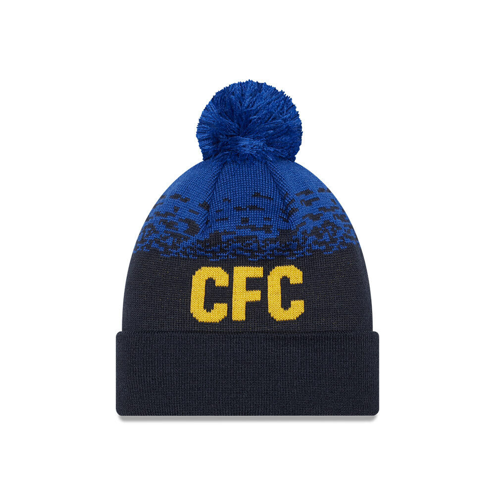 Chelsea Fc New Era Wordmark Navy Cuff Knit Beanie Hat - 60284536
