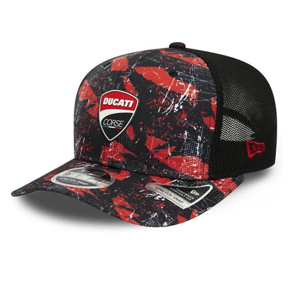 Official Ducati Corse New Era Aop Trucker Cap - 60334548