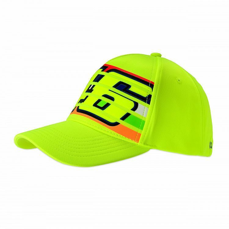 VR46 Valentino Rossi Official Stripes Fluo Cap - Vrmca 350228