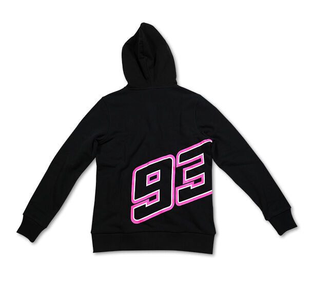 New Official Marc Marquez 93 Black Womans Hoodie Mmwfl 1023 04